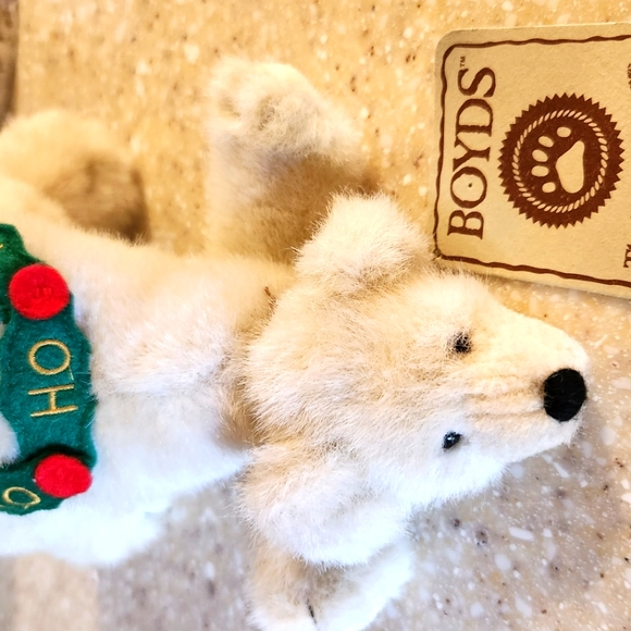 Vintage and Collectible Rare Boyds Bears Head Bean Collection Plush Marco Polarb - Picture 1 of 4